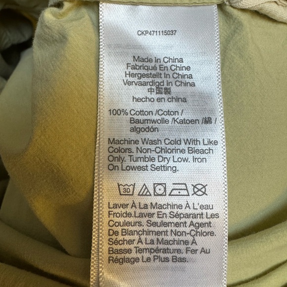 Madewell 100% Cotton Oversized Button-Down Shirt in Pale Citron Yellow - Picture 6 of 10